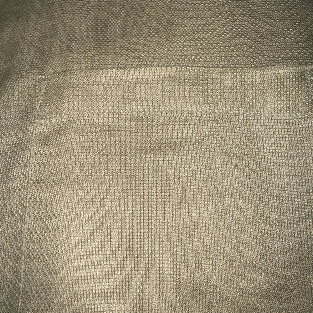Breakwater men’s khaki tan 100% linen Short Sleeve resort Shirt Sz xl - Picture 2 of 8